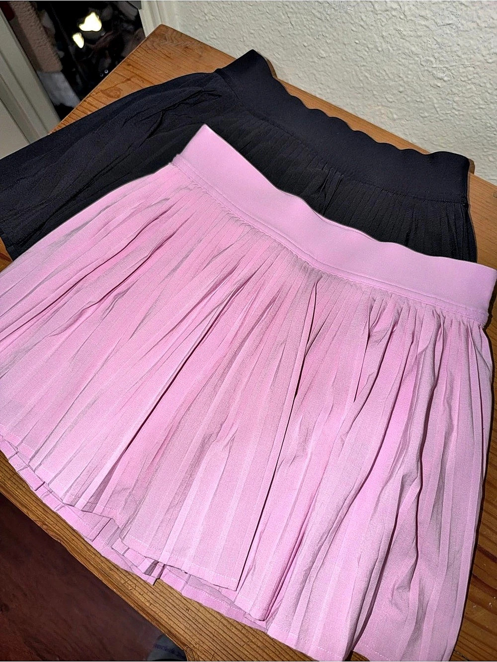lululemon Court Rival High-Rise Skirt Pleated Skirt in Pink & Black Like New